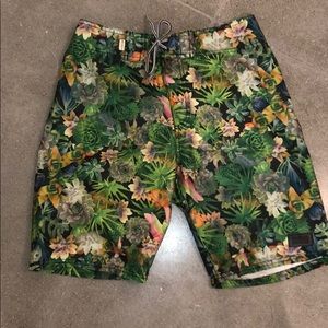 AMBIG floral Board Shorts sz 28